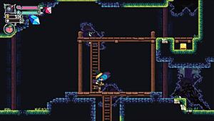 Curvy Teen Witch in Pixel Hentai Game Ep 6 Gets Femdom Creampie Deep in Forest