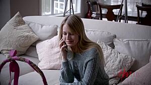 Allherluv Easter Egg-gasm sneak peek shows petite brunettes scissoring with toys. Vibrator action heats up the scene.