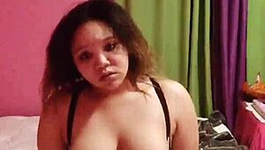 Whorella Deville teases solo with wand massager for fun