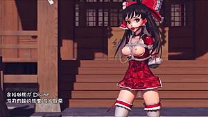 Reim Touhou in Hentai Action!