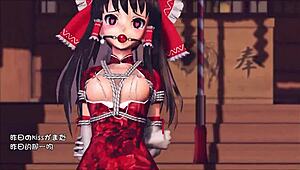 Reim Touhou in Hentai Action!