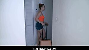 Bottomsis - Stepcousins Clash Over Stepbrother’s Cock, Settle With a Wild Threesome