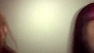 the ebony girl next door gives a blowjob to her neighbor