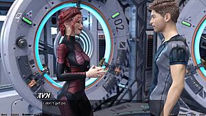 Yo, I’m holding hands with this curvy Asian scientist MILF in Stranded 95!