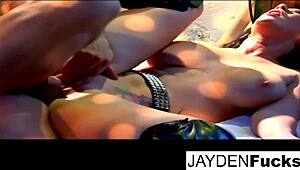 How do Jayden and Natasha share that cock?