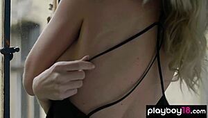 Wow, Classy Blonde MILF Miky Muse Shows Off Her Stunning Natural Tits! You Gotta See This