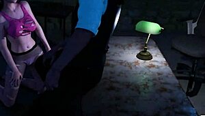 i got on all fours in this 3d cartoon anime hentai game fashion business scene, feeling every detail