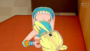 I am in the dressing room with emo moegi.