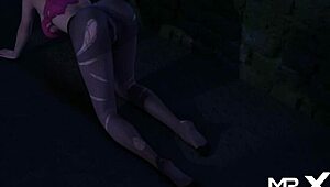 i got on all fours in this 3d cartoon anime hentai game fashion business scene, feeling every detail