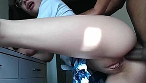 Rosum amateur couple banging with raw passion