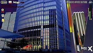 Fashion business character takes a relaxing shower in episode 35.