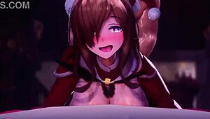 Damn, Konosuba hentai action is straight fire!