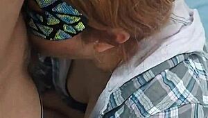 While cleaning, my boss took advantage to grope me and stuff his cock in my mouth.