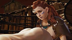 Aloy from Horizon Zero Dawn Gets Creampied Hard in 3D Porn!