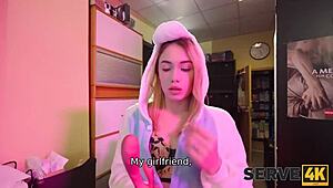 serve4k sex shop service turns into angry pov seduction with czech teen 18+ reality fuck!