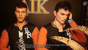 Redhead Chick With Big Tits Throws Dildos At Jocks In Being A Dik Route 58