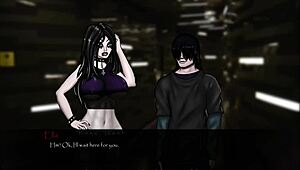 Feeling the thrill as I thrust into the monster's eager mouth