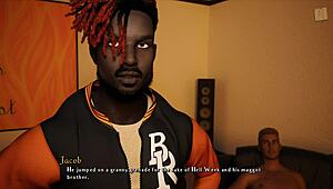 Redhead Chick With Big Tits Throws Dildos At Jocks In Being A Dik Route 58