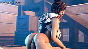 Overwatch 3d porn fucks pussy!