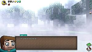 Some hot underwear hornycraft in big tits cosplay parody