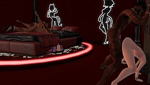 Cute Anime Girl in Hentai Game