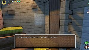 Some hot underwear hornycraft in big tits cosplay parody