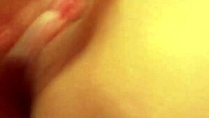Teen touches her pussy to orgasm nicely