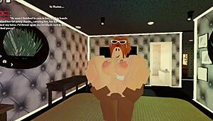 This Robloxian redhead slutty snowbunny knows how to please her daddy in part 2.