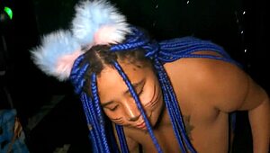 Drink that cum and tease my ass