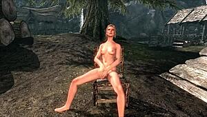 nookie with muscular bodybuilder in outdoor cheating voyeur scene