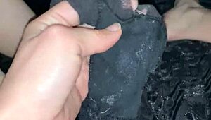 hey, jerk off with step sis wet panties... so hot! 😜