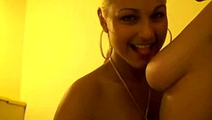 HOLIDAY CUMSHOT! She Takes It All in Her Mouth!