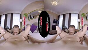 Realitylovers black on blonde vr scene