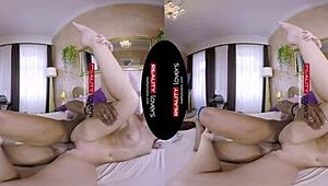 Realitylovers black on blonde vr scene