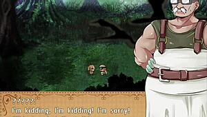 jerking off for the old village chief 😏