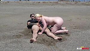 Just chilling with a stranger for bareback fun on the beach.