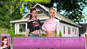 Summer in the City 01 - Kissing My Hot Blonde Lesbian Friend