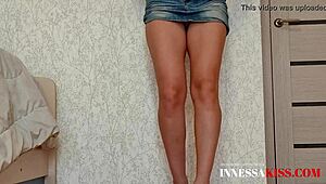 Is this brunette’s striptease the hottest dance ever?