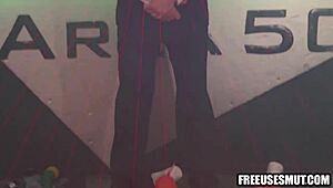 Yo, nosy teens grilled by MIB agent in wild freeuse threesome! 🔥