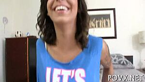 miss legal age teen sucking cock hardcore, her petite body naked and slutty.