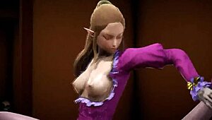 Futa Princess Zelda Gets Creampied By Puppet Princess Zelda In 3D Porn