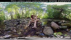 yanks amateurs ana molly and belle enjoy lesbian fun outdoors