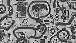 C23 robot whores party in this dystopian sex machine fetish video.