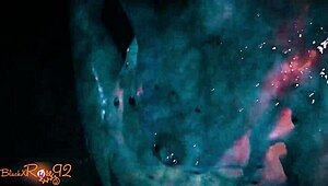 the ooze roleplay milf lipstick hairy brunette messy costumes halloween fetish black