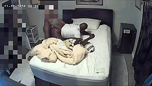 Rough Black Cock Action in Unexpected Gay Return