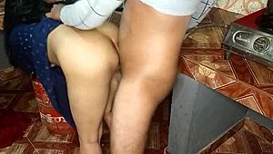 fixed bhabhi’s kitchen craving with gas cylinder banging! 🔥