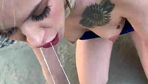 blonde teen kiara cole gets public doggystyle after break-in pov