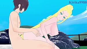 Shizuka Mikazuki and Beatrix Amerhauser in wild 3D cartoon action