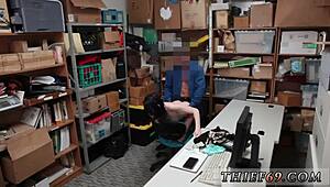 Petite emo teen cops strapon dp on thief motives 😈