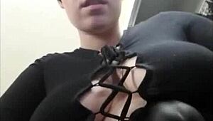 Big tiddy goth girlfriend faces raw humiliation in this wild sexting compilation